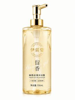 جل استحمام عطر وحريري من Queeize - ٧٥٠مل غسول مغذي للجسم