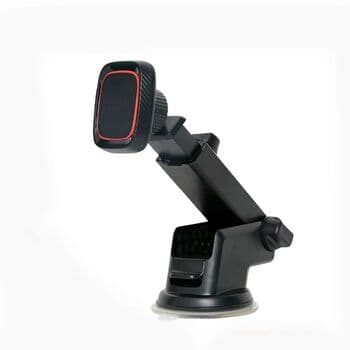 MAGNE TIC YD-26 Magnetic Car Phone Holder - Telescopic Dashboard Mount with 360° Rotation (Black)