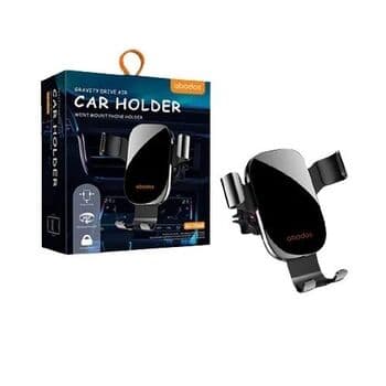 ABODOS AS-TS68 Universal Car Air Vent Phone Mount with 360° Rotation - Black