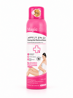موس Magic Dream لإزالة الشعر خالي من الأمونيا  - تركيبة ٨ في ١ للجسم والساقين، ٣٠٠مل — photo 1