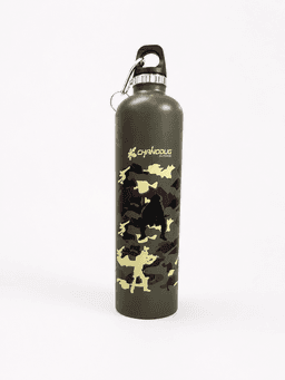 Chanodug Insulated Stainless Steel Sports Water Bottle - Dark Green (L) — photo 1