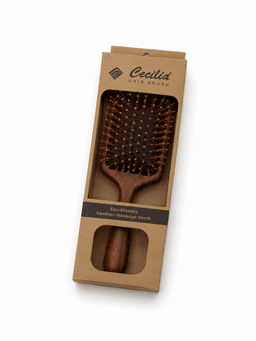 Cecilia Eco-Friendly Bamboo Hair Brush & Scalp Massage Comb — photo 2