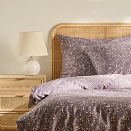 Deep Purple with Floral Pattern