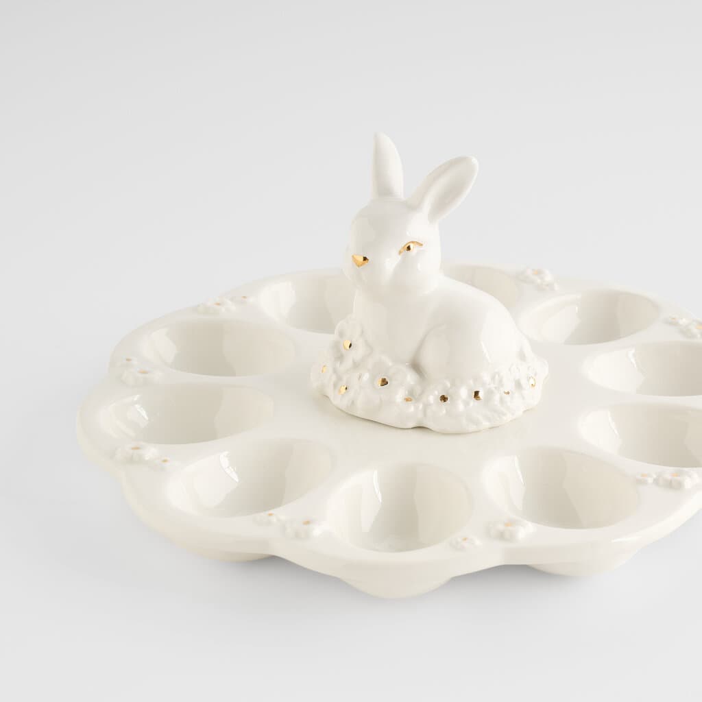 Home & You Egg Serving Plate