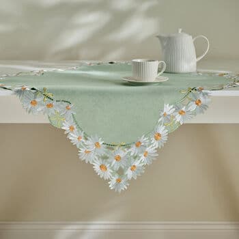 Home & You Embroidered Small Tablecloth