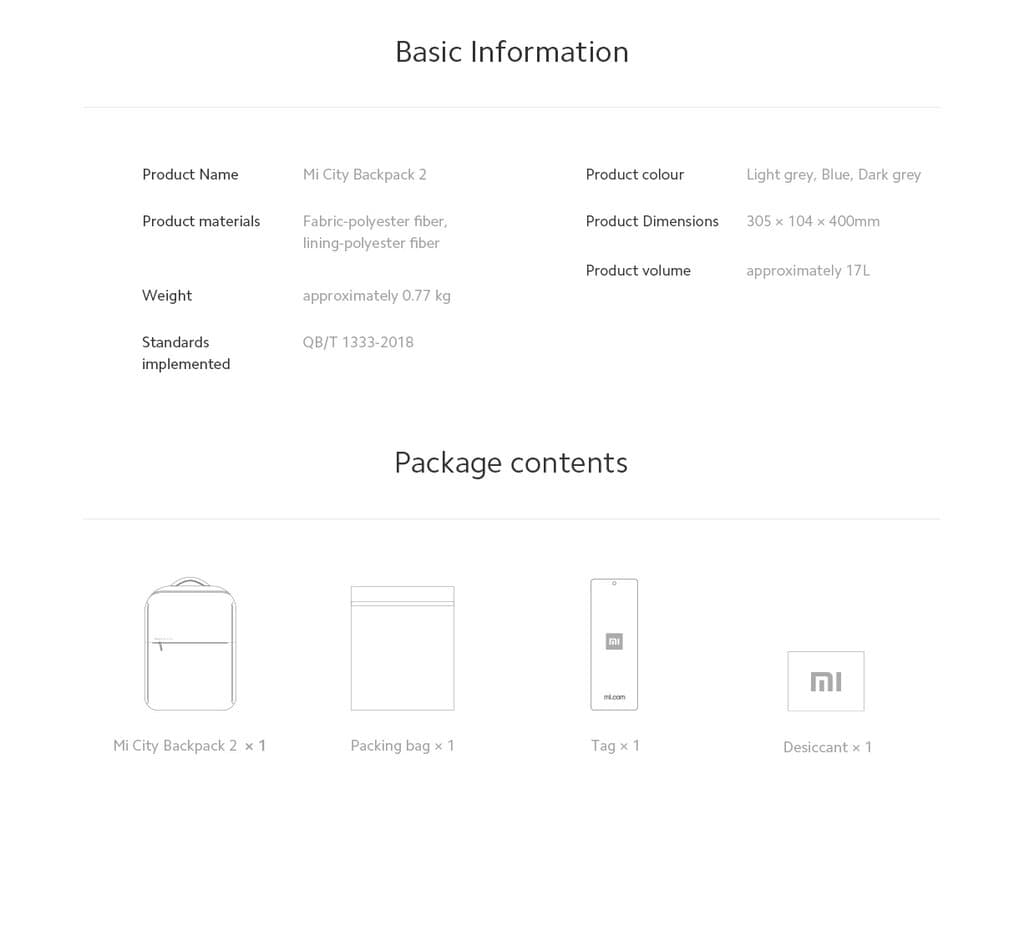 Xiaomi City Backpack 2 (Dark Gray) — photo 3
