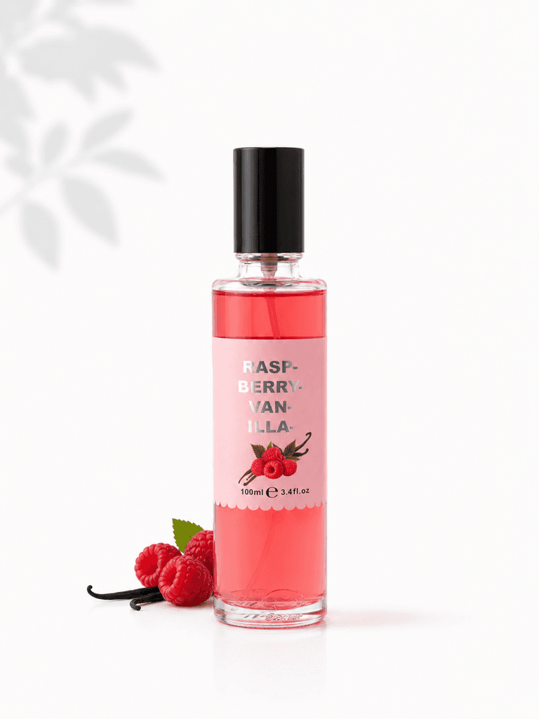 رذاذ الجسم والعطر الفاكهي من Veyes (التوت الأحمر والفانيليا) - ١٠٠ مل برائحة خفيفة وحلوة ومنعشة