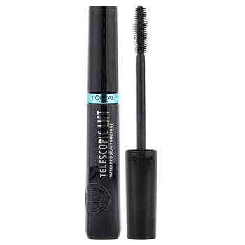 ماسكارا L'Oréal Paris Telescopic Lift المقاومة للماء للطول والرفع لمدة ٣٦ ساعة