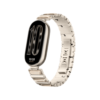 دەستبەنەی زیرەکی شاومی Smart Band 10 ڤێرژنی بریقەدار (ئاڵتوونی)