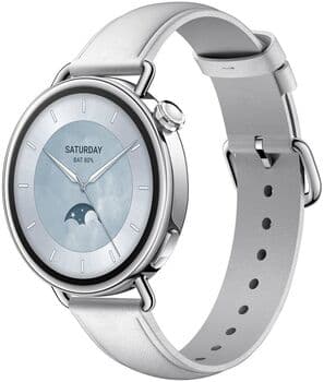 Xiaomi Watch S4 41mm (Leather Strap White)
