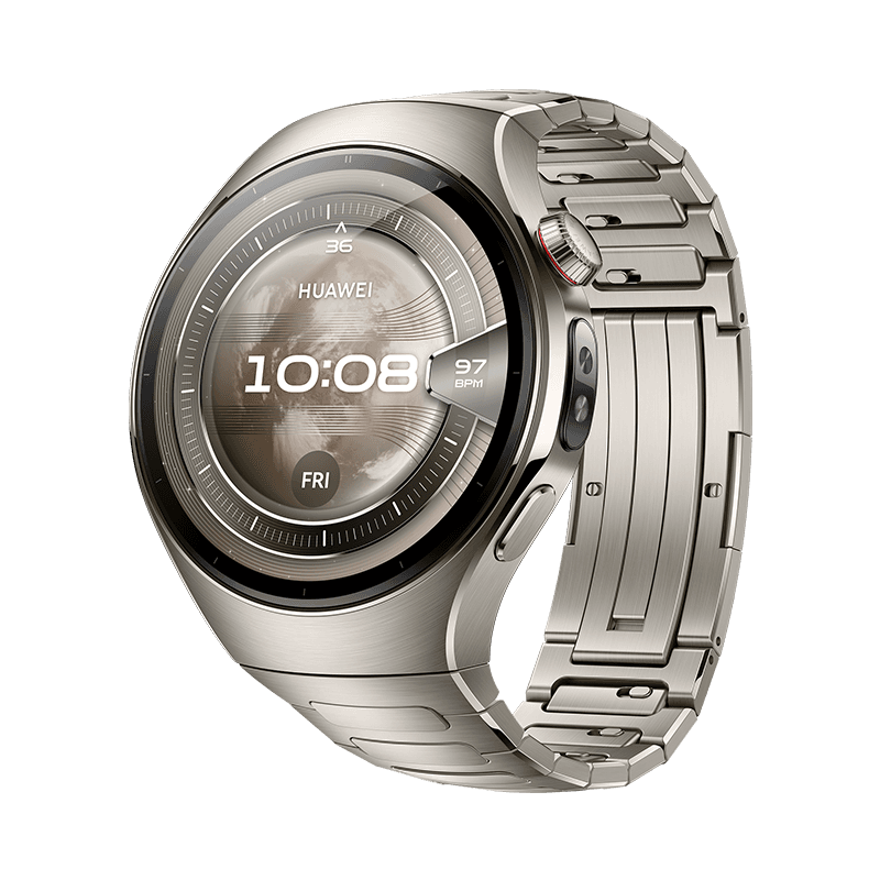 HUAWEI WATCH 5 46mm (Silver Titanium) + Free Gift (Scale)