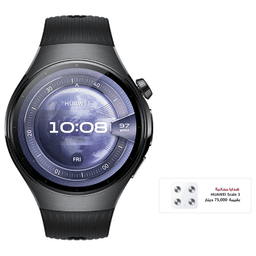 ساعة هواوي HUAWEI WATCH 5 46mm (أسود) + هدية مجانية (ميزان) — photo 4