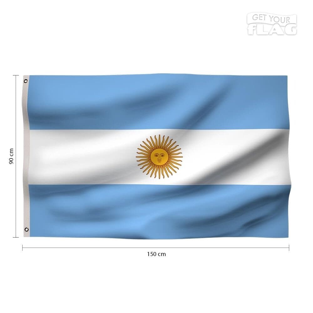 ئاڵای ئەرجەنتین ١٥٠ سم x ٩٠ سم