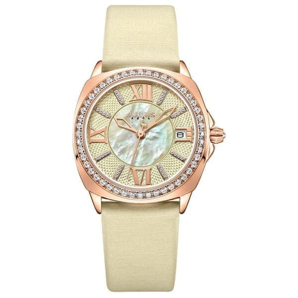 Julius Analog Women's Watch - JA-1401 (Milky)