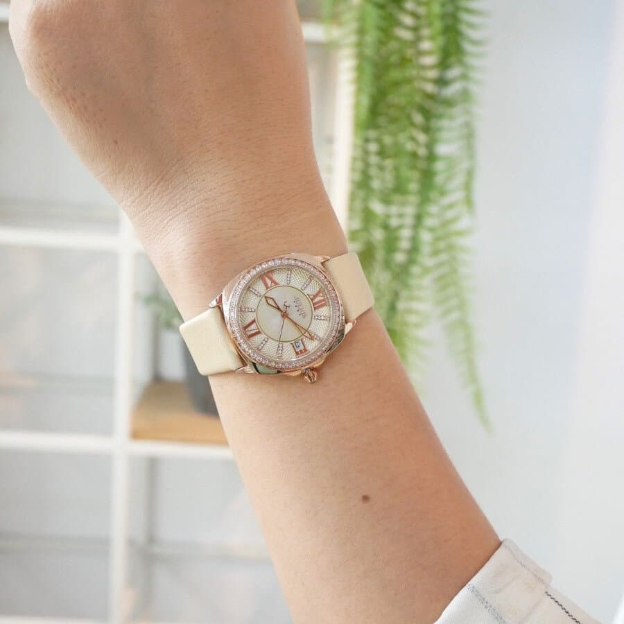 Julius Analog Women's Watch - JA-1401 (Milky) — photo 3