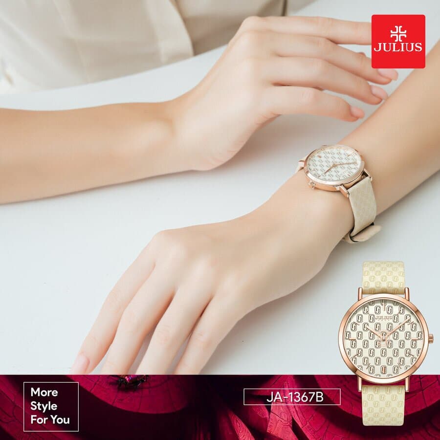 Julius Analog Women's Watch - JA-1367 (Creamy) — photo 2