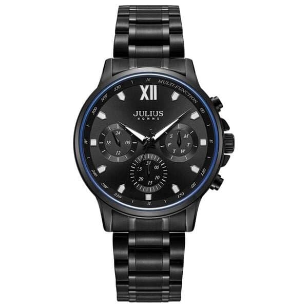 Julius Analog Men's Watch (Black)
