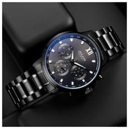 Julius Analog Men's Watch (Black) — photo 2