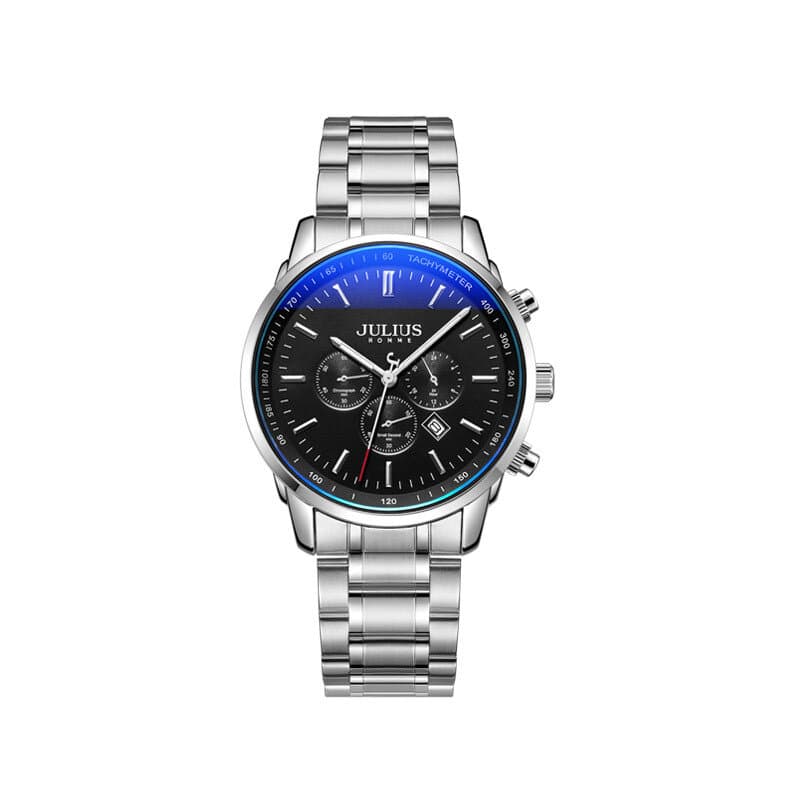 Julius Analog Men's Watch (Silver)
