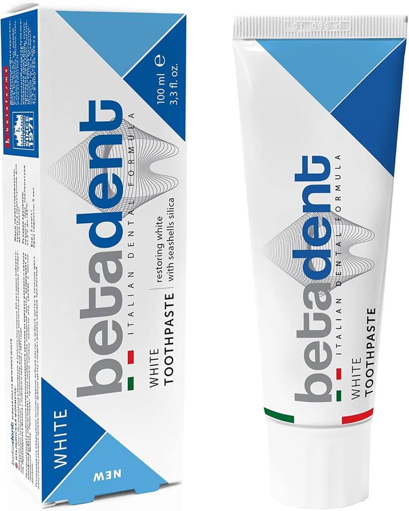معجون أسنان Betadent White - ١٠٠ مل