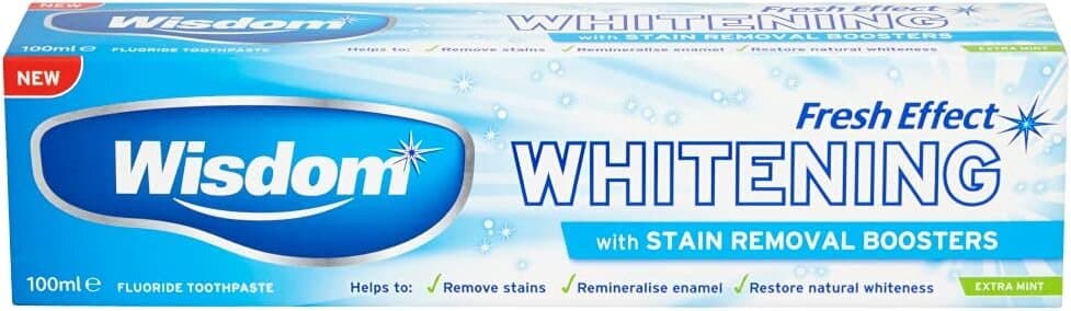 Wisdom Fresh Effect Whitening Toothpaste - 100ml