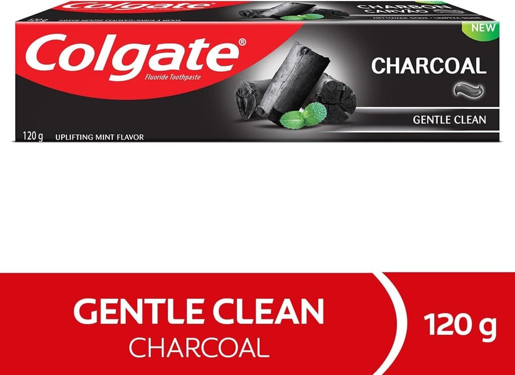 Colgate Charcoal Gentle Clean Toothpaste - 120g — photo 2