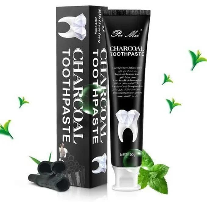 معجون أسنان Crhot 3D Whitening Charcoal - ١٠٠ مل