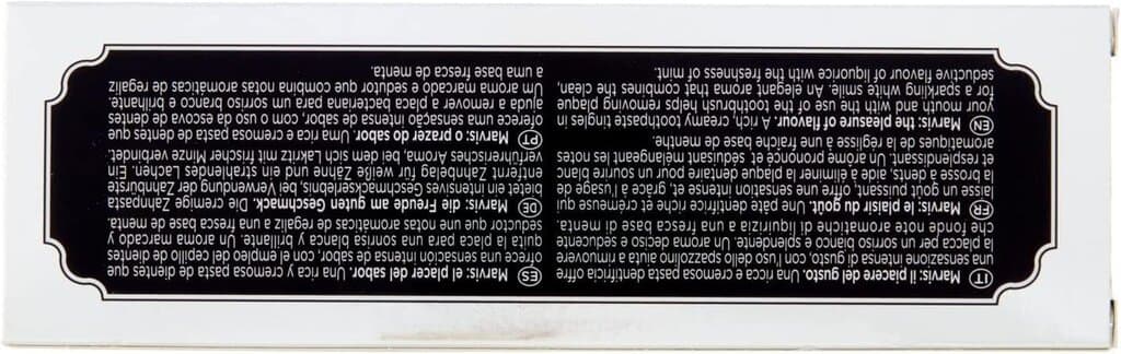 Marvis Amarelli Licorice Toothpaste - 85ml — photo 2