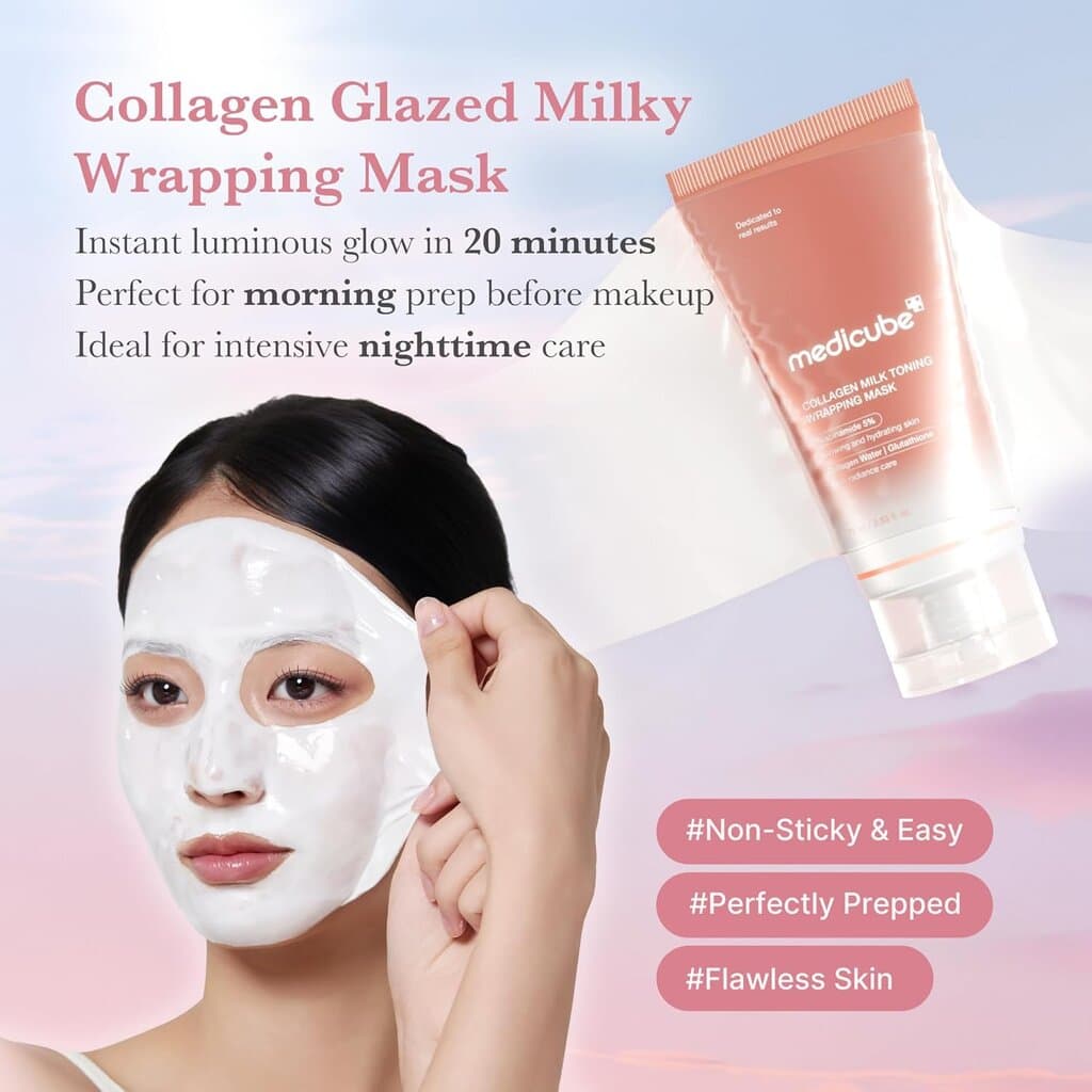 ماسك Collagen Glazed Milky Glow Medicube - ٢٫٥٣ أونصة سائلة — photo 3