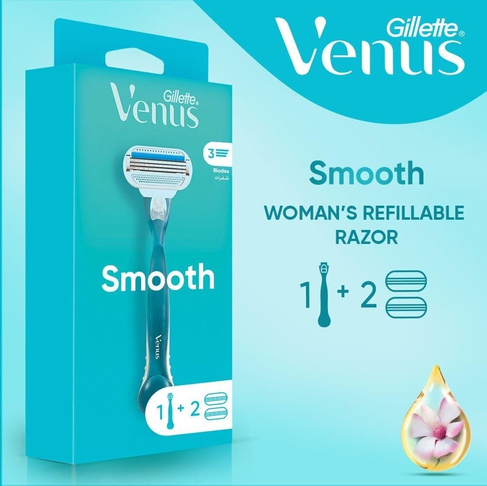 ڕەیزەر + ٢ بڵەید Gillette Venus Smooth — photo 2
