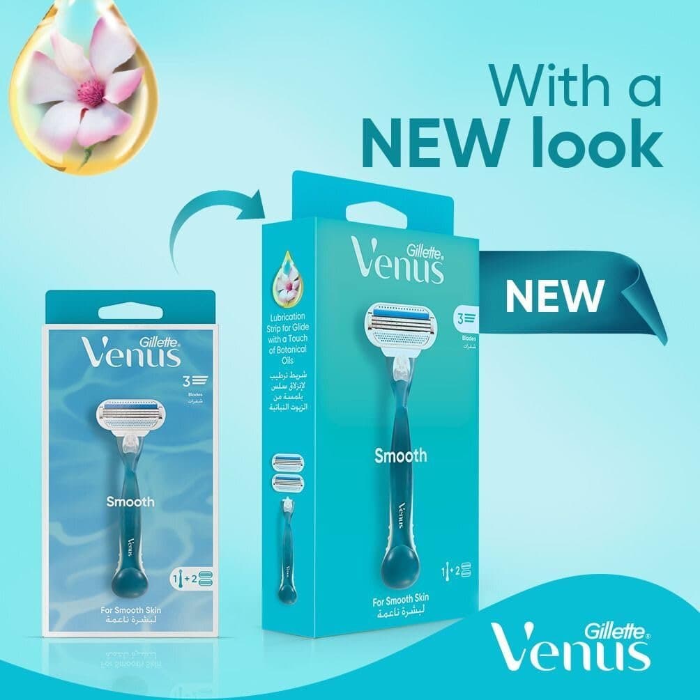 ڕەیزەر + ٢ بڵەید Gillette Venus Smooth — photo 8