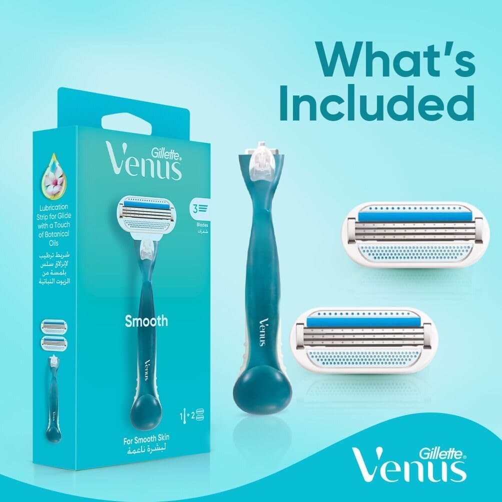 ڕەیزەر + ٢ بڵەید Gillette Venus Smooth — photo 9