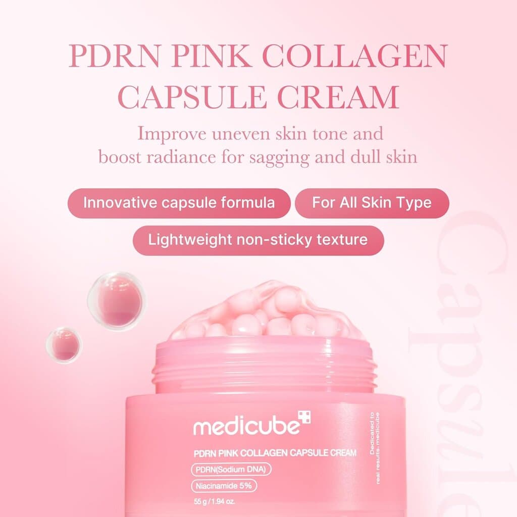 كريم Medicube PDRN Pink Collagen Capsule - ١٫٩٤ أونصة — photo 2
