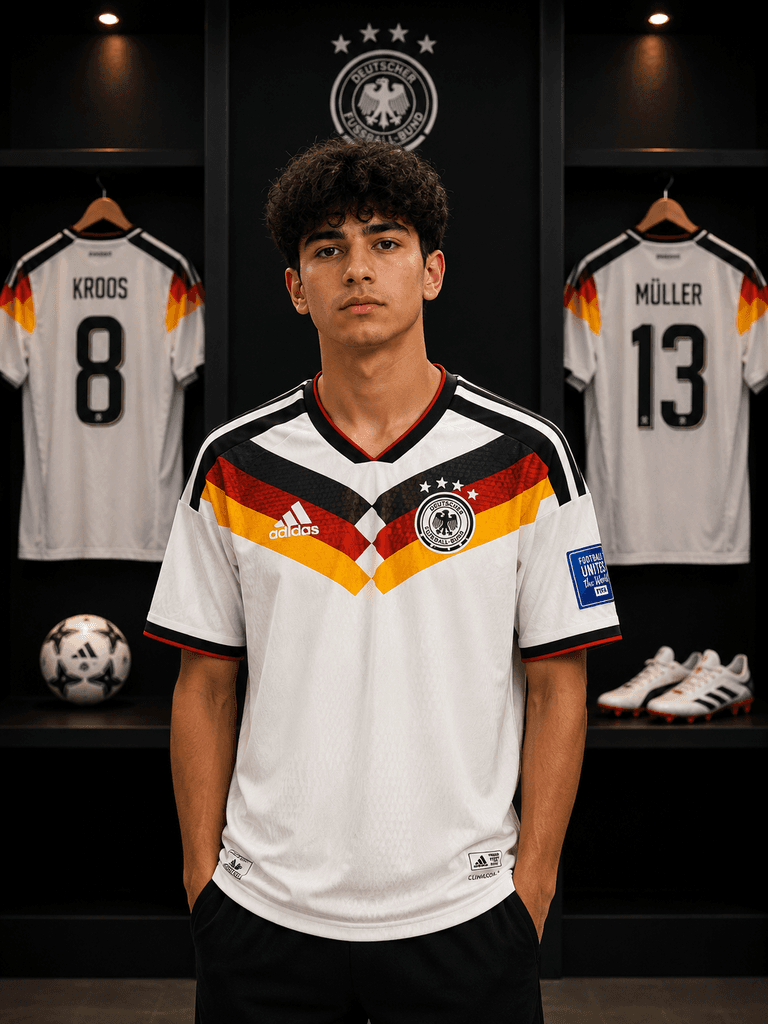 تیشرتی فەرمی تیمی نەتەوەیی نیشتیمانی ئەڵمانیا adidas - سپی (M)