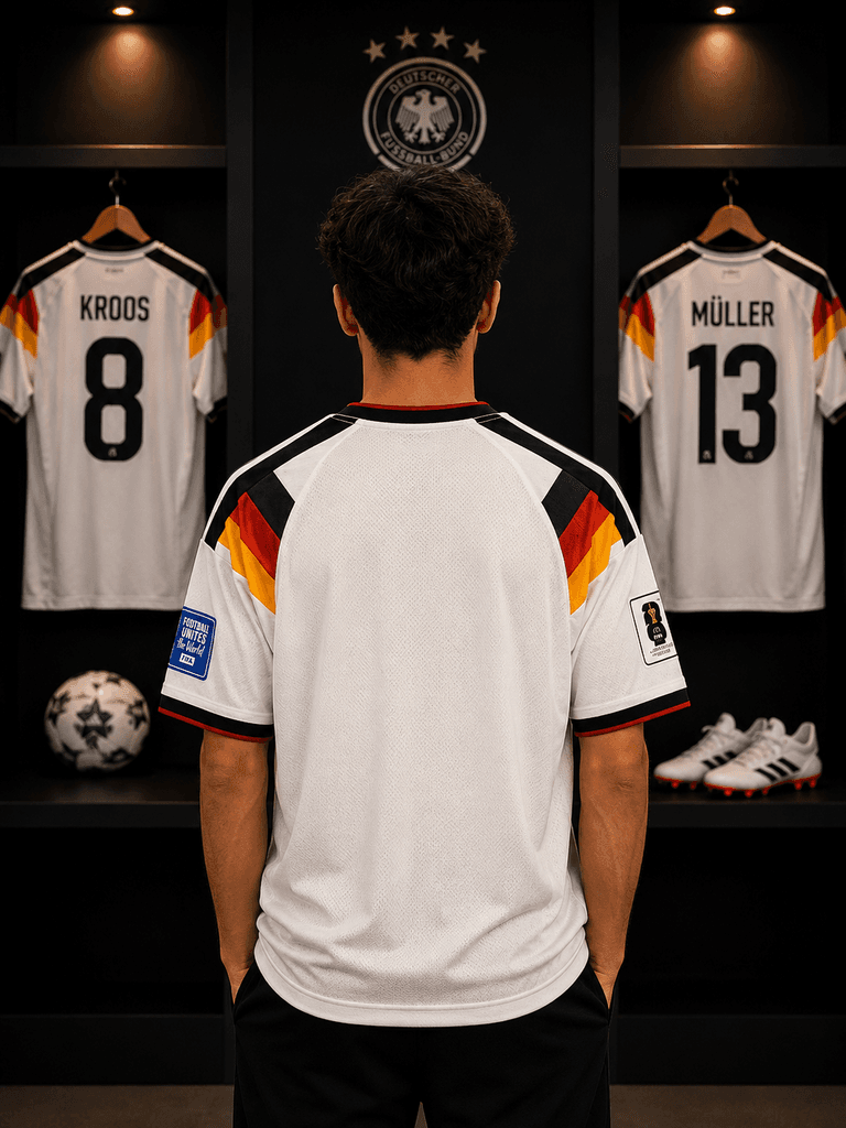 تیشرتی فەرمی تیمی نەتەوەیی نیشتیمانی ئەڵمانیا adidas - سپی (M) — photo 2