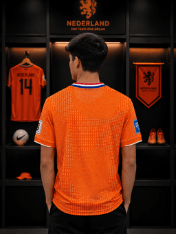 تیشیرت الرسمي الأساسي لمنتخب هولندا الوطني لكرة القدم من Nike - برتقالي (L) — photo 2