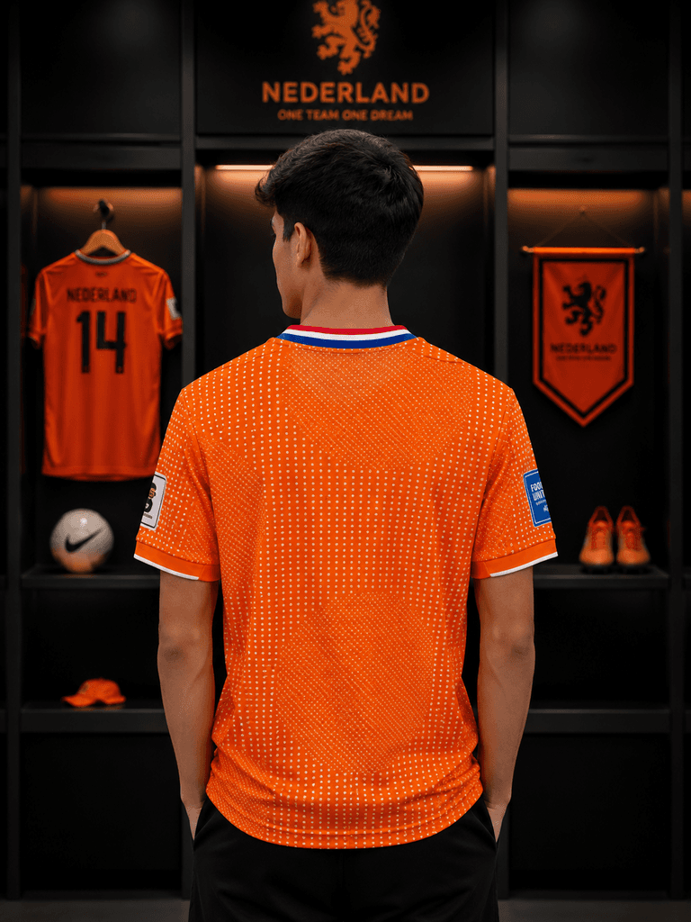 تیشیرت الرسمي الأساسي لمنتخب هولندا الوطني لكرة القدم من Nike - برتقالي (L) — photo 2