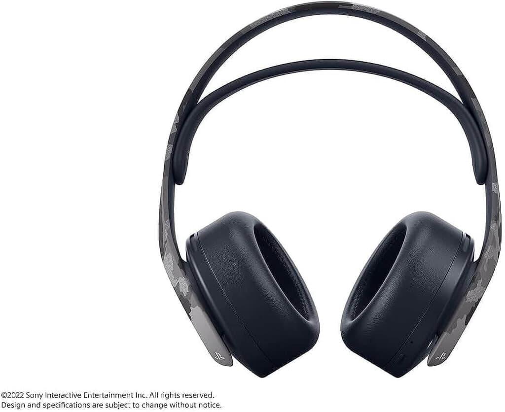PlayStation Pulse 3D Wireless Headset for PS5, PS4, and PC - Gray Camouflage