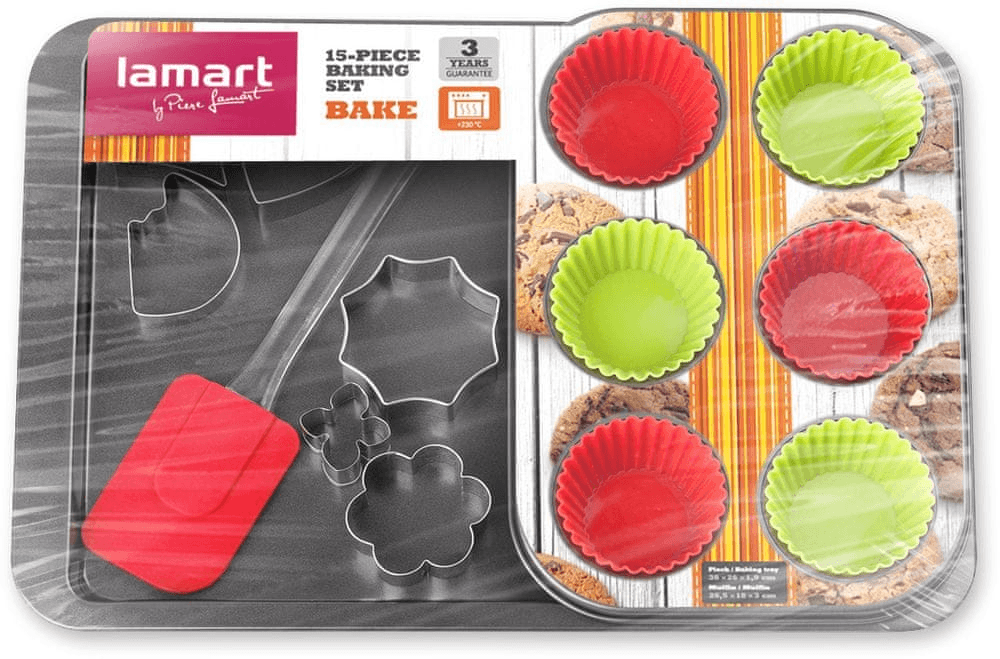 BAKING SET 15PCS BAKE 2