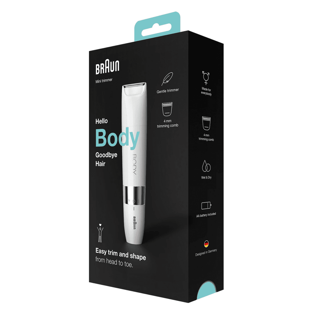 Braun Body Mini Trimmer - BS1000 (White) 6