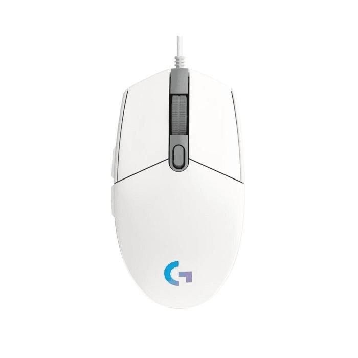 Logitech G203 Wired Gaming Mouse - White