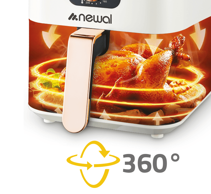 Newal Air Fryer - FRY-5108 (White) 3