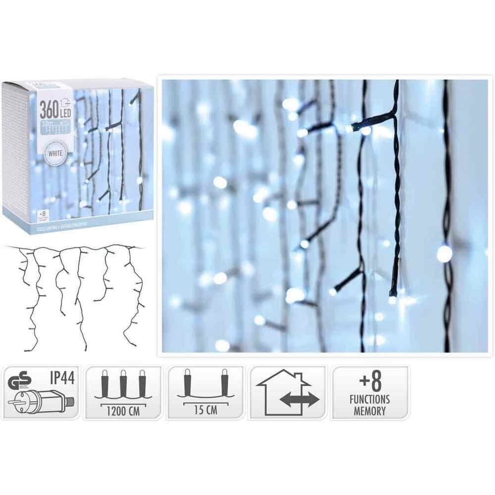 Led Lıghts Icıcle 360 Whıte Outdoor