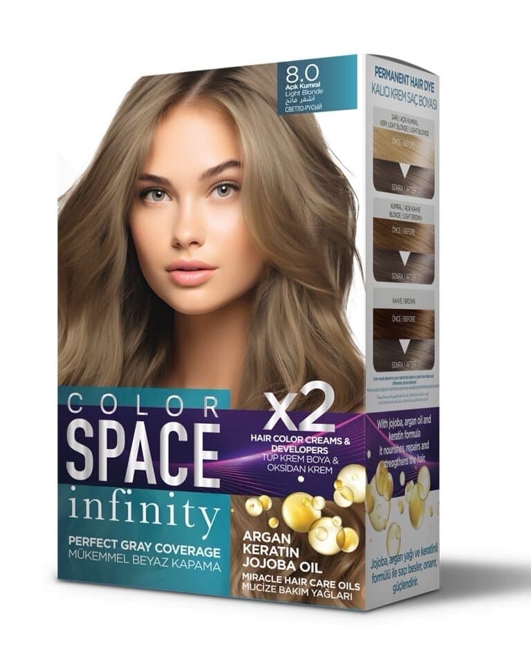 His hair dye SPACE COLOR