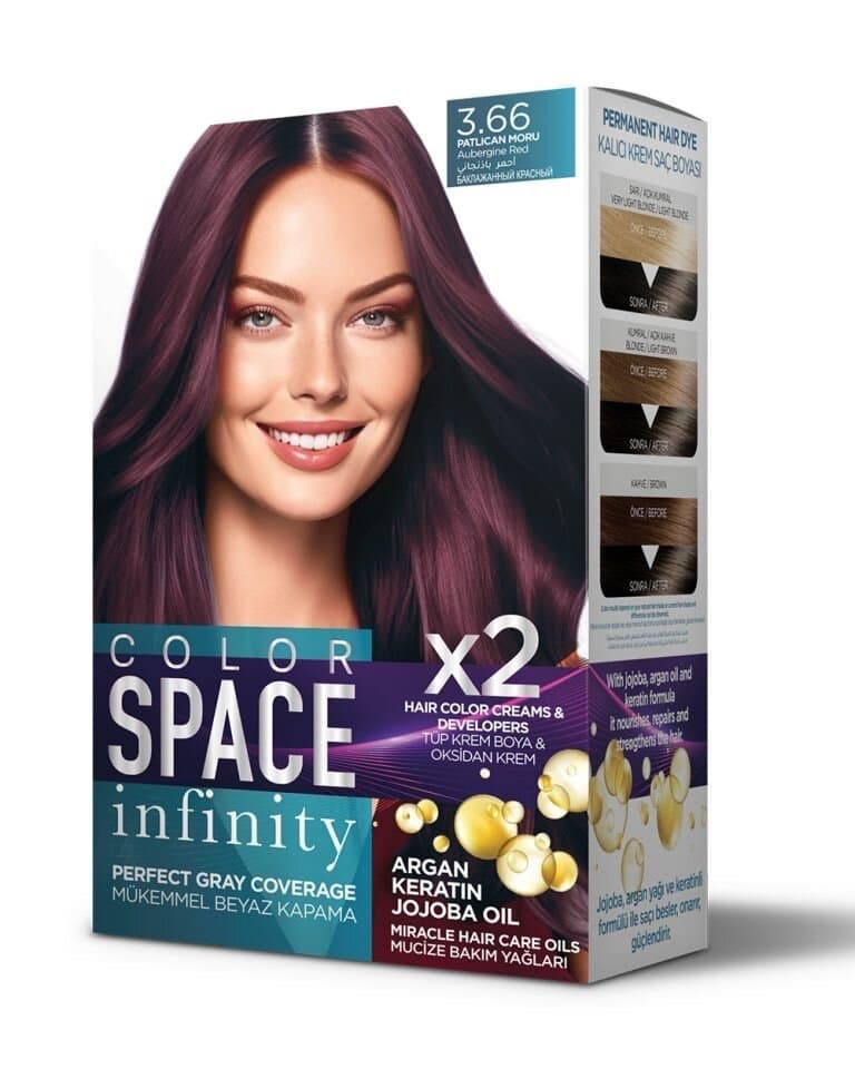 His hair dye SPACE COLOR