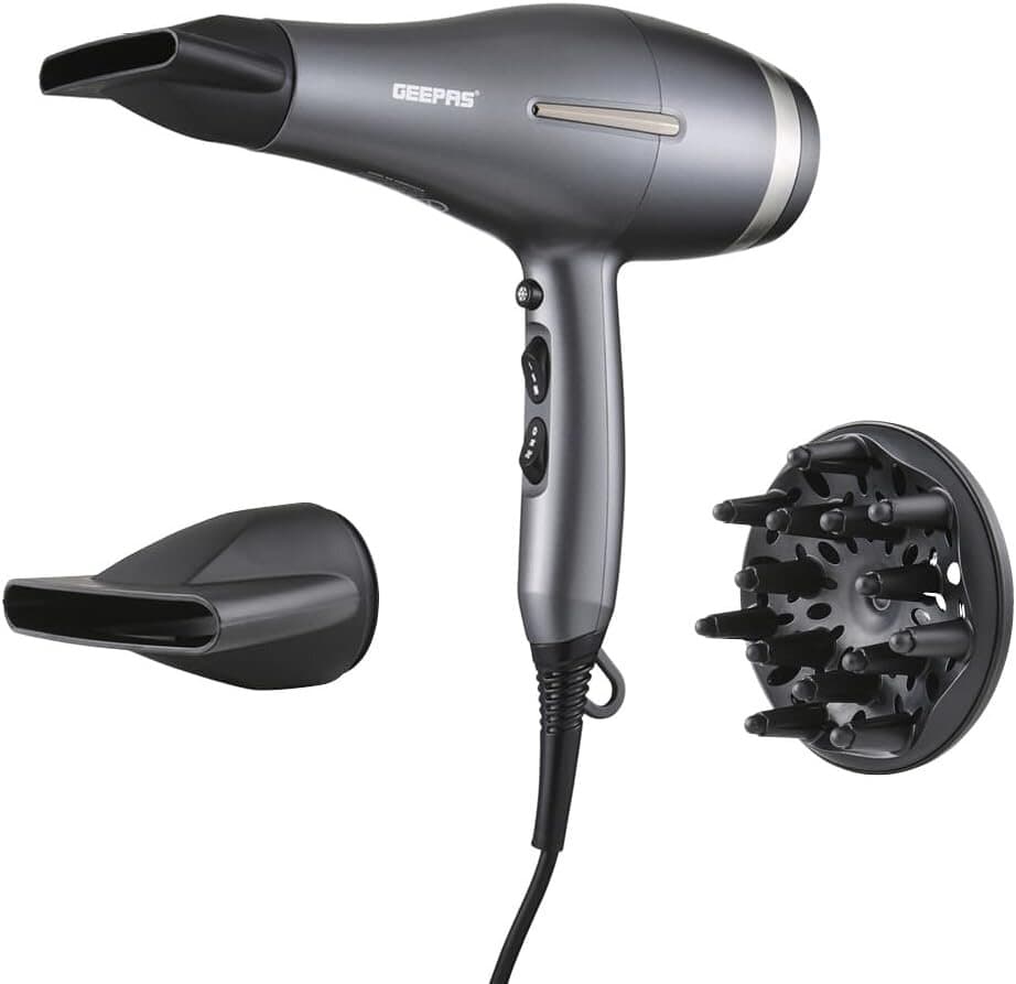 Geepas Hair Dryer - GHD86052 (Gray)