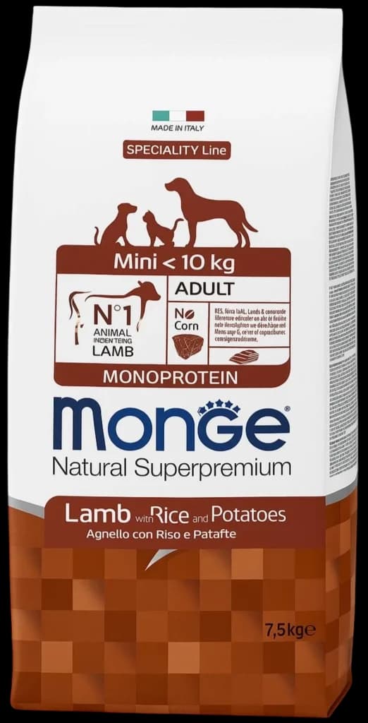 Adult Mini Dogs With Lamb & Rice & Potato - 7.5kg