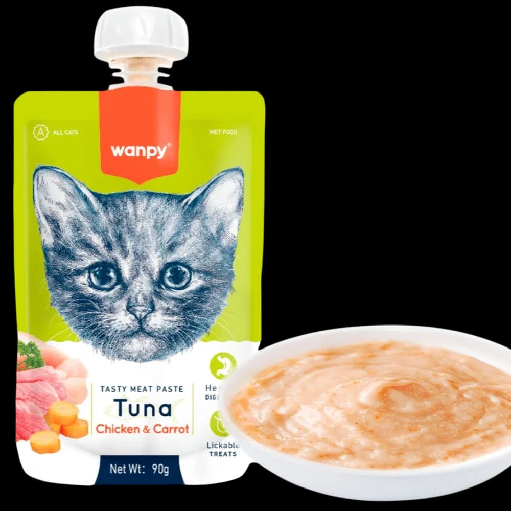 Tasty meat Tuna & Chicken & Carrot for Cat - 90g