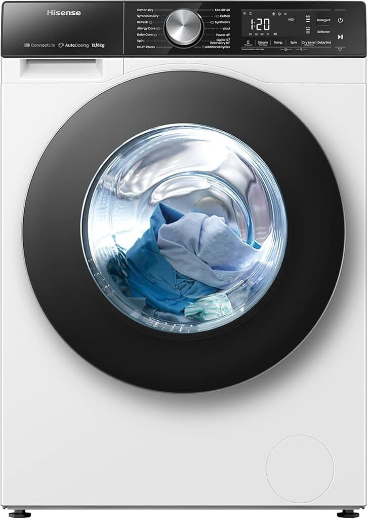 Hisense WD5S1245BW Washing Machine - 12kg