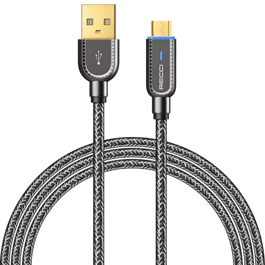 Recci Smart Power-Off USB-A to Micro USB Cable – RS02M
